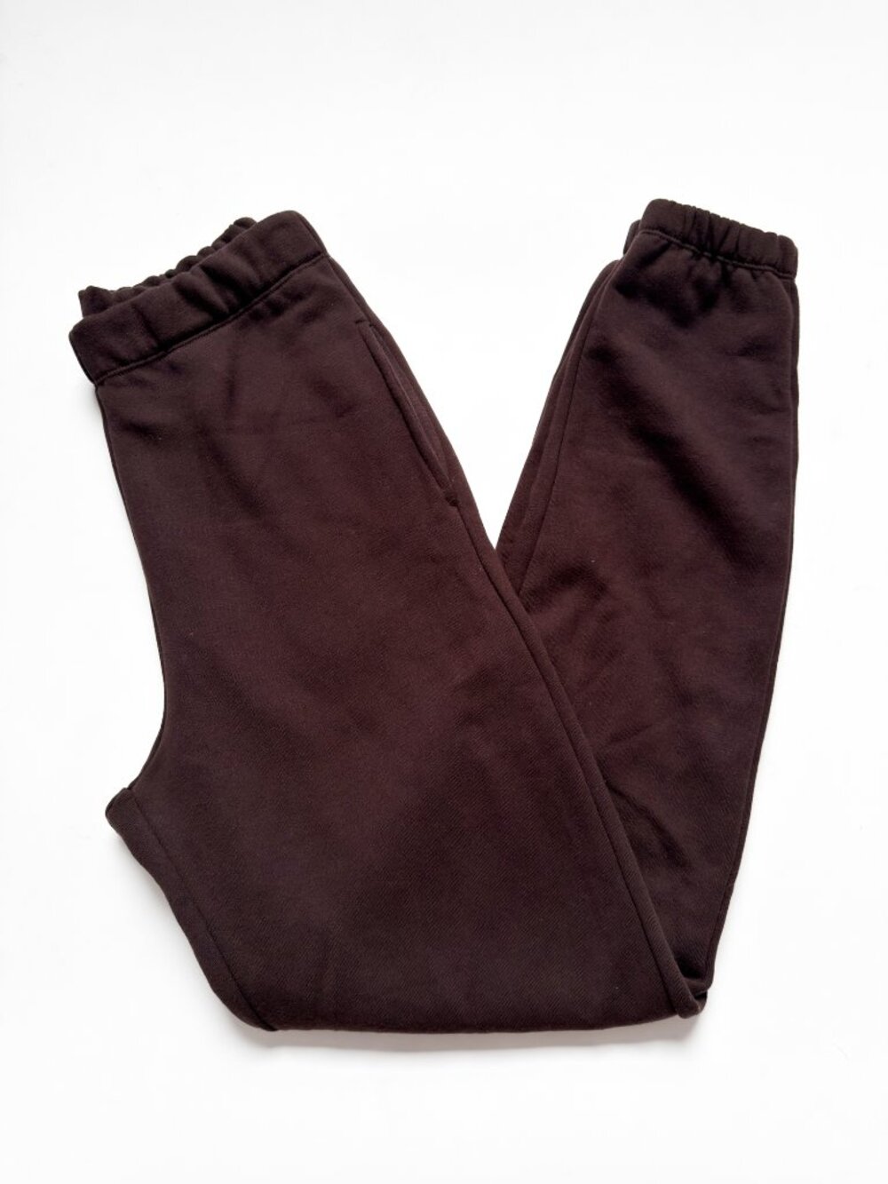 SKATIE Bamboo Fleece Jogger Sweatpants Dark Brown Size XS NEW NWT